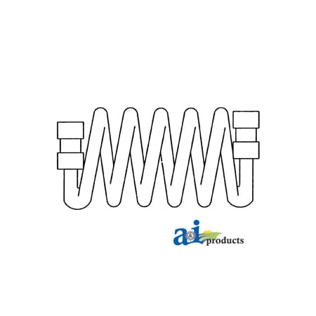 A & I Products Clutch Pedal Spring 3" x5" x2" A-C7NN7N598A